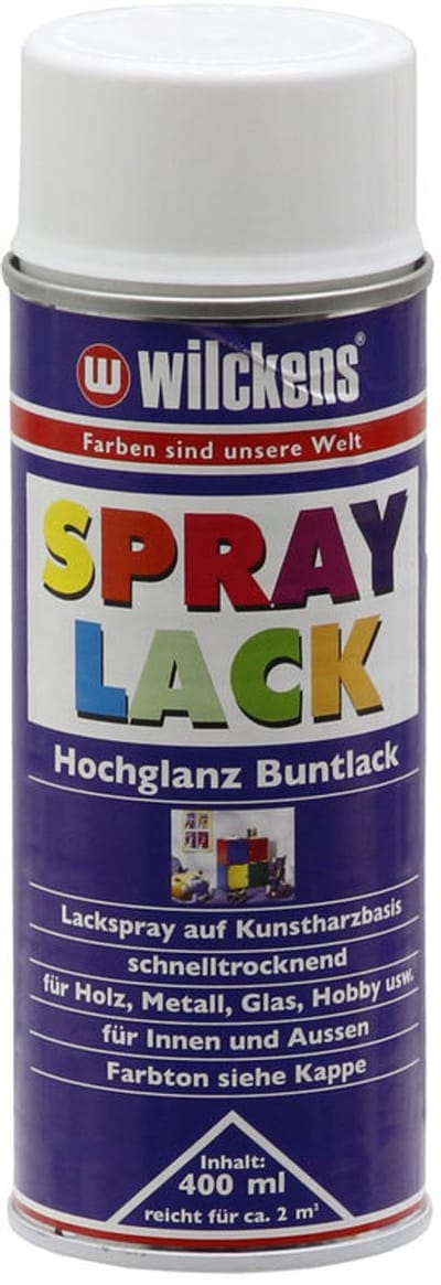 Wilckens Nopolux Granit Serie - Sprayverf - RAL 9010 Wit - 400 ml - Deklak - Duurzaam