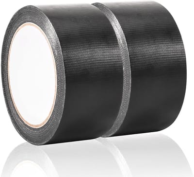 Kleurige gaffer tape set van 2 rollen, 50 mm x 20 m, sterke plakband voor reparaties, industrieel gebruik en creatieve projecten