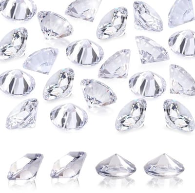 Diamanten Decoratieve Stenen - 30 Stuks - Transparante Acryldiamanten - Tafeldecoratie - Bruiloftsdecoratie - Fotografie - Decoratiestenen