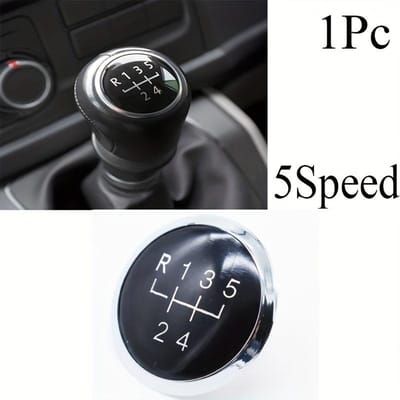 Cache de levier de vitesse 5/6 vitesses pour VW Transporter T5 T5.1 GP 2003-2011, Pommeau de levier de vitesse de voiture, Matériau plastique, Accessoires d'intérieur de voiture gray