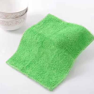 2x Vaatdoek - Reinigingsdoek - washanddoek - Schoonmaken - Handdoek - Groen