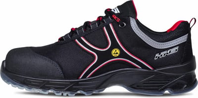 HKS K2 CA S3 werkschoenen - veiligheidsschoenen - safety shoes - heren - breed model - laag model - lichtgewicht - Vegan - zwart - maat 39