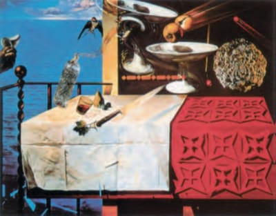 Salvador Dalì - Natura morte vivente - Kunstposter - 60x80 cm