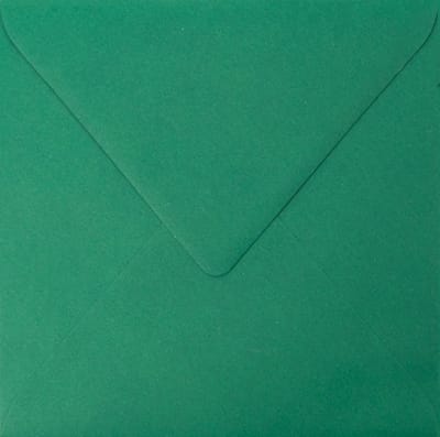 Gladde groene enveloppen A5 - 153 x 153 mm - 25 stuks - NK natgelijmde - 90 gram - Burano - Netuno