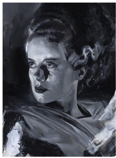 Sideshow Collectibles Bride of Frankenstein Art Print Bride of Frankenstein by Chris Valentine 41 x 31 cm - unframed Poster & Wallscrolls