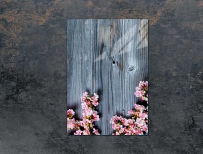 TMK ArtDeko - Glazen Snijplank - 35x52 cm - Houtprint - Veilig en Hygiënisch