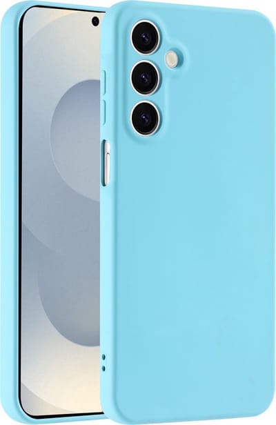Hoesje geschikt voor Samsung Galaxy S25 hoesje zacht siliconen- Arara backcover - Blauw