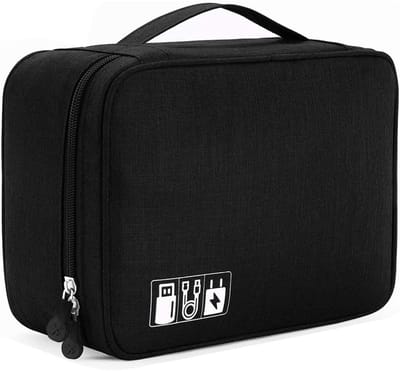 Reisorganizer voor Elektronische Apparaten, 3 Laags Kabel Organizer voor Accessoires, Ideaal voor Reizen en Kabelbeheer