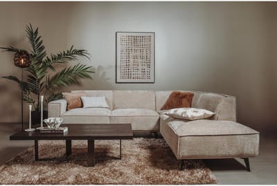 Tower Living Leeds 2 5-AL + Ottoman R - Touch 102 Beige