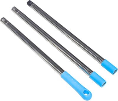Vervangende Dweilstang - Dweilsteel Onderdeel - Efficiënt Schoonmaken - 3-delig Verstelbaar - 125 cm Lengte - Zoals Getoond