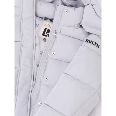 LOOXS 10sixteen Meisjes jas - Maat 122/128 in de kleur Grijs van 100% Polyester - 2631-5235-056