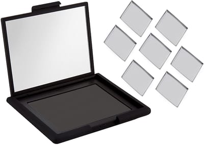 Dailygoods - Lege Kleine Metalen Pannen Voor Cosmetica Organisatie, Set van 100