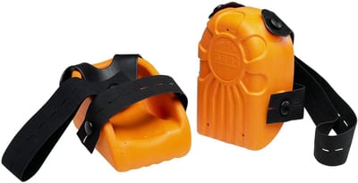 Kniebeschermers - Kneeboots Werk - Bescherming Klussen - Doos Vorm - Volwassene - Oranje