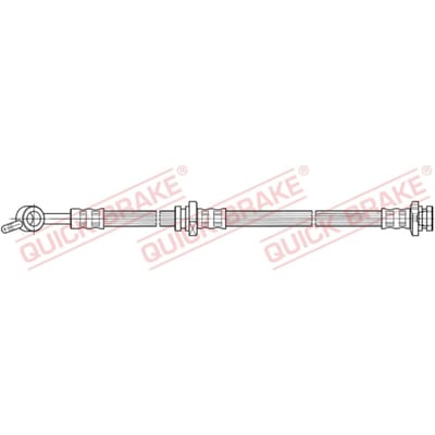 Remleiding QUICK BRAKE 50.806, links