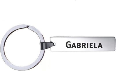Sleutelhanger Met Naam - Gabriela - RVS