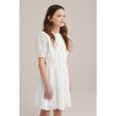 WE Fashion Girls Dress Mid Length White Taglia: 146/152 | Vestiti Outlet | kids | Bianco