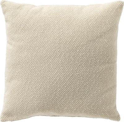 Dutch Decor JULIO - Sierkussen 45x45 cm - waterafstotend en uv-bestendig - Marshmallow - wit