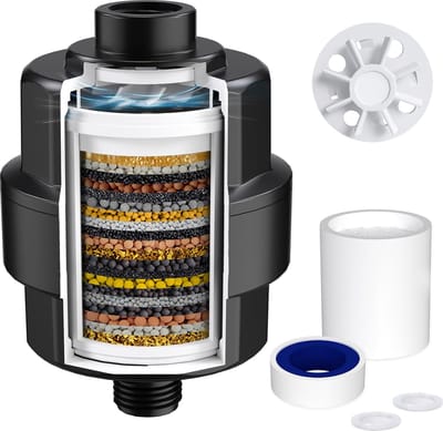 Douchefilter - Waterfilter - Shower Filter - Filtert Chloor, Fluoride and Zware Metalen - Anti-Kalk - 20-24 Stage - Beter voor Huid en Haar