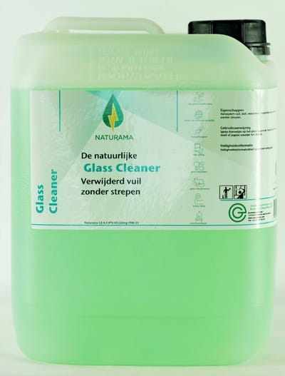 Naturama - Navulcan glasreiniger - 5 liter - 100% biologisch - Vegan - Palmolievrij - Niet getest op dieren