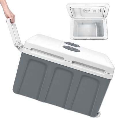 Elektrische Koelbox - Mini Koelkast - Mobiel Gebruik - Koel- en Verwarmfunctie - 48 Liter - Zwart