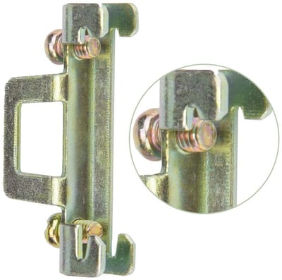 Dailygoods - Vaste Klem Clip - 10 Stuks - Ideaal voor Relaismontage - 35mm Rail - Metalen 11-model - Stevig en Betrouwbaar - Geschikt voor Diverse...