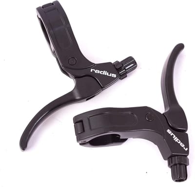 BMX remhendel - Fietsrem hendels - Fietsen repareren - Koud gesmeed aluminium - 2-vinger ontwerp - zwart