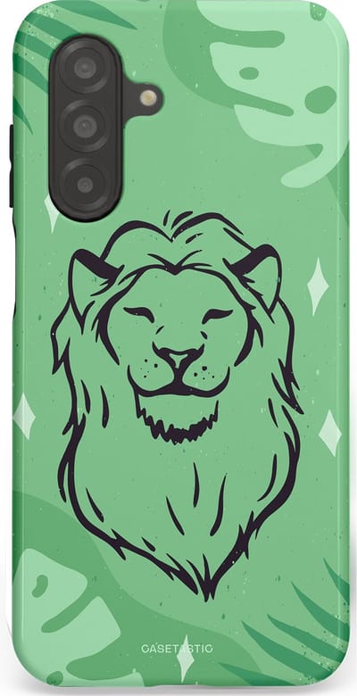 Casetastic hoesje geschikt voor Samsung Galaxy A26 - Dubbellaagse bescherming - Trots in de jungle - Fashion Case - Mintgroen
