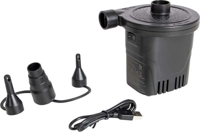 Bo-Camp - Elektrische pomp - Oplaadbaar - USB - 250 ltr/min