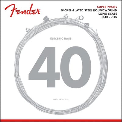 Fender 72505L Bassnaren Nickel-Plated Steel 5-Snarig (40-115) Light