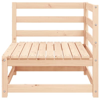 vidaXL - Tuinhoekbanken - 2 - st - met - kussens - massief - grenenhout