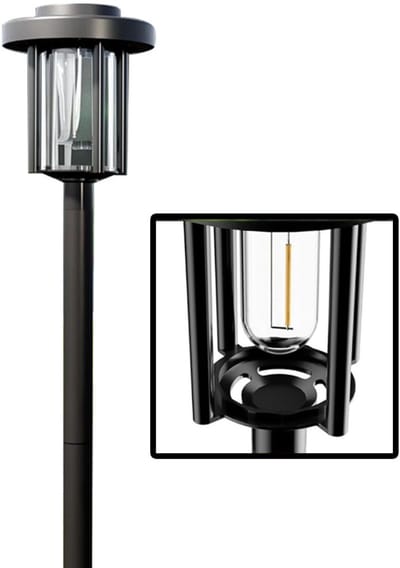 CRLYN® Tuinverlichting op Zonne Energie - Solar Buitenlampen - Zwart