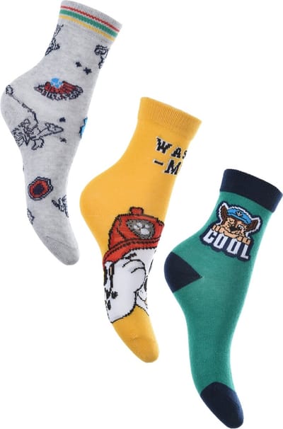 PAW Patrol - Paw Patrol Sokken - 3 paar - jongens - maat 31/34