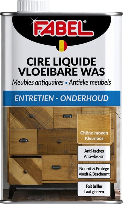 Fabel - Midden eik - Vloeibare was - 1L