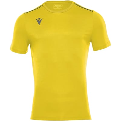 Macron Rigel Hero Shirt Korte Mouw Kinderen - Geel | Maat: 152