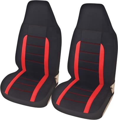 Famanu Auto Voorstoelhoezen Emmer Seat Cover Seat Protectors Design Auto Seat Accessoires-Rood