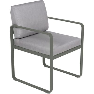 Fermob BELLEVIE fauteuil voor de eethoek - 48 rozemarijn mat - 79 Flanelgrijs