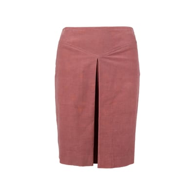 Moschino Goedkope en Chique Corduroy Twill Minirok - jaren '10