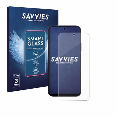 3 Stuks Savvies Screenprotector - geschikt voor Oppo A6x 4G - beschermfolie glas transparant