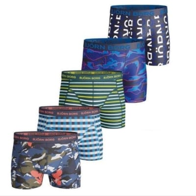 Björn Borg - Heren - Onderbroeken - Verrassingspakket - 5 Pack Boxers - Maat L