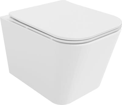 Mexen Teo wc-pot Rimless Tornado met softclose slim zitting, duroplast, wit glanzend - 30850600T