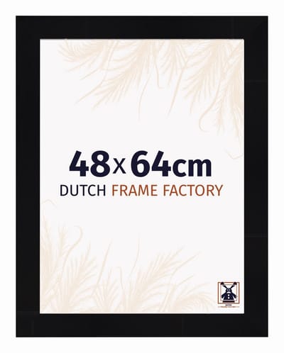 Fotolijst 48x64 cm - MDF - Zwart Hoogglans - Praag