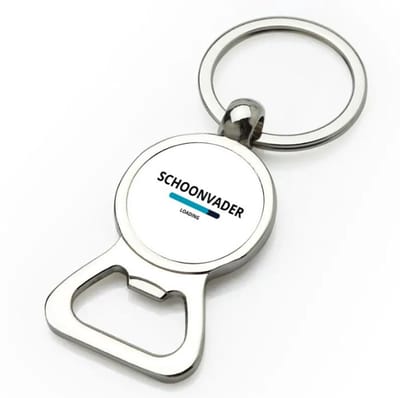 Akyol - schoonvader loading flesopener - Papa - ochtendkoffie laden - vader cadeautjes - vaderdag - verjaardagscadeau - verjaardag - cadeau - geschenk - kado - gift - vader artikelen - 9 bij 3 cm