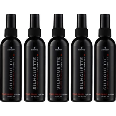 10x Schwarzkopf Silhouette Super Hold Pumpspray 200ml