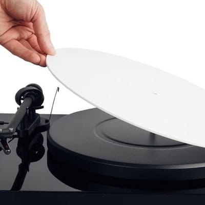 12 Inch Vintage Platenspeler Slipmat voor Draaitafel, Acryl Record Slip Mat voor Verminderen van Geluidsgeluiden van Statisch Stof - 33 1/3rpm 45rpm Records.