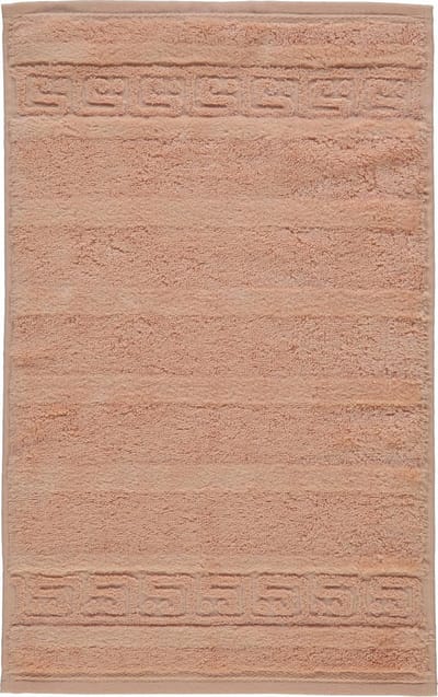Cawo Noblesse Uni Gastendoekje - Zalm 30x50