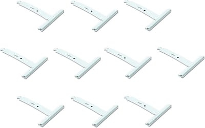 Rolluiken Ophangveren - Zekeringsveren Tabs - Rolluiken Bevestigen - Stalen Kwaliteit Poedercoating - 130 mm Lengte - Wit