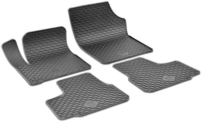 Walser DirtGuard rubberen voetmatten geschikt voor VW Up 08/2011-Vandaag - Seat Mii 10/2011-Vandaag - Skoda E-Citigo 09/2019-Vandaag - nur Elektroantrieb