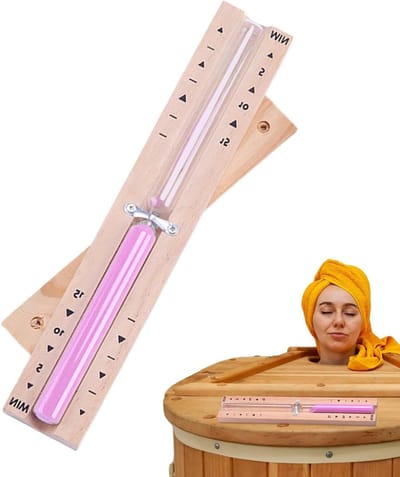 Zandloper Timer - Zandglas Decoratie - Nauwkeurig Tijdmeting - Hittebestendig Glas - 31 cm Hoog - Roze