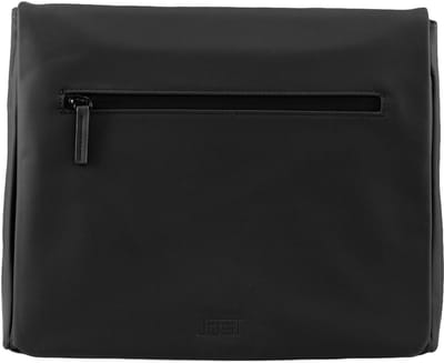 JOST laptoptas schoudertas met laptopvak Halmstad Messenger Bag Black zwart