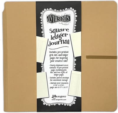 Ranger Dylusions Multi Print Square Ledger